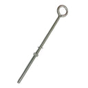 Full Thread 1/2" x 12" Turned Eye Bolt Nut Washer 1,000 Lbs WLL Stainless Steel