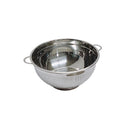 13" Stainless Steel Colander with Handle, Food Strainer Basket & Colander Bowl for Pasta, Vegetables