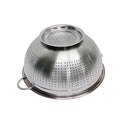 13" Stainless Steel Colander with Handle, Food Strainer Basket & Colander Bowl for Pasta, Vegetables