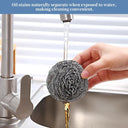 6 Pack Stainless Steel Wool Scrubber, Scrubbing Scouring Pad,Steel Wool Scrubber
