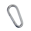 Marine 3/16" Pear Shape Snap Hook Carabiner Connector Stainless Steel T316 4 Pcs