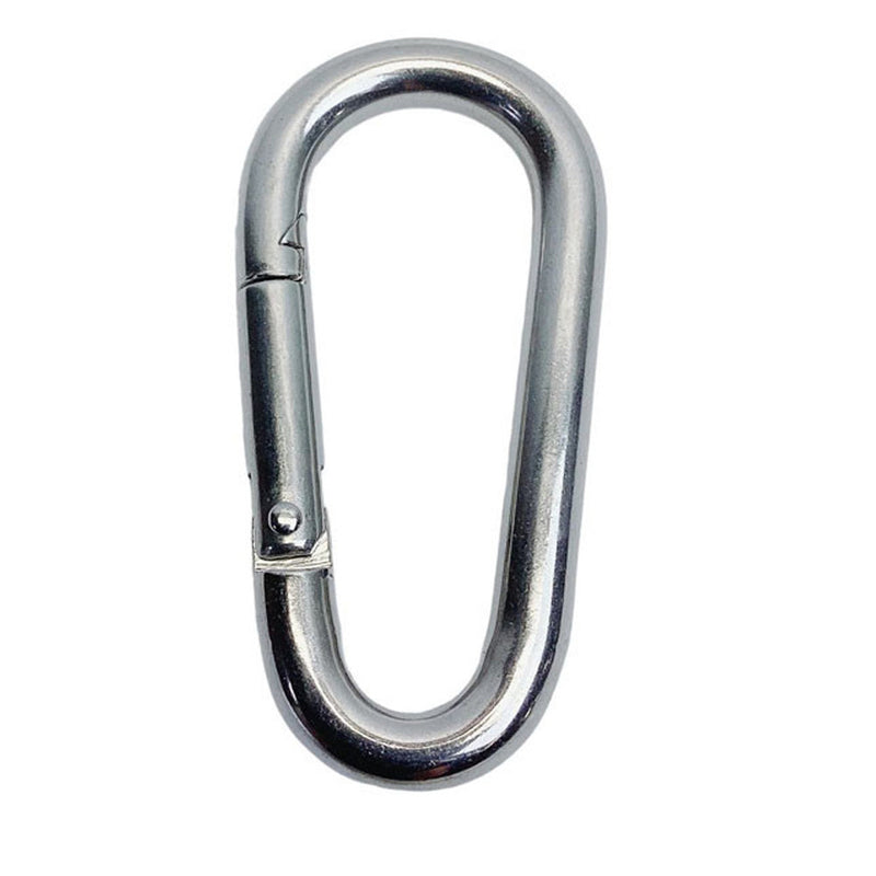 Marine 5/16" Pear Shape Snap Hook Carabiner Connector Stainless Steel T316 4 Pcs