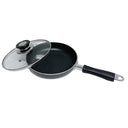 8" Nonstick Fry Pan With Lid Deep Frying Pan with Handle,Skillet,Dishwasher Safe