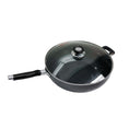 13.5" Nonstick Wok Pan W/ Lid Deep Frying Pan W/ Handle,Skillet,Dishwasher Safe