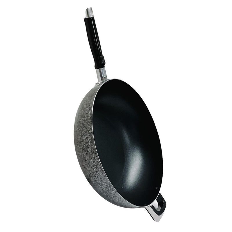 13.5" Nonstick Wok Pan W/ Lid Deep Frying Pan W/ Handle,Skillet,Dishwasher Safe