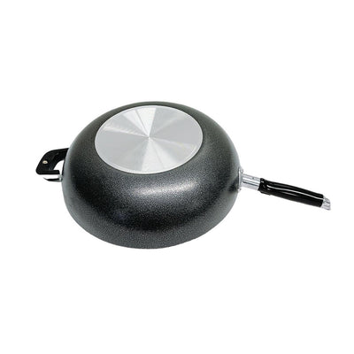 13.5" Nonstick Wok Pan W/ Lid Deep Frying Pan W/ Handle,Skillet,Dishwasher Safe