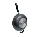 12.5" Nonstick Wok Pan W/ Lid Deep Frying Pan W/ Handle,Skillet,Dishwasher Safe