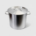 32 Quart Stainless Steel Stock Pot with Steamer Basket, Large Capacity Pot for Boiling & Steaming Seafood, Pasta, Vegetables & Soups