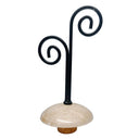 Adult Neck Block Display with Finial, Contemporary Retail Store Fixture for Jewelry, Scarves & Accessories