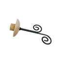 Adult Neck Block Display with Finial, Contemporary Retail Store Fixture for Jewelry, Scarves & Accessories