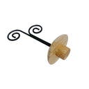 Adult Neck Block Display with Finial, Contemporary Retail Store Fixture for Jewelry, Scarves & Accessories