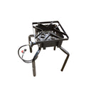 Adjustable Portable Burner Gas Stove Propane Cooker for Patio Camping, BBQ