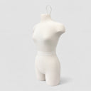 Medium Female Torso Mannequin with Half Legs, Dress Form Body Display for Clothing, Lingerie & Retail Store Showcase