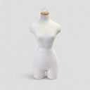 Hanging Female Mannequin Torso with Half Legs, Ladies Dress Form with Neck Block for Clothing, Lingerie & Retail Store Display