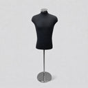 Black Adjustable Shirt Form Mannequin with Neck Block & Stand, 22–43" Height Adjustable Dress Form for Sewing, Tailoring & Retail Display
