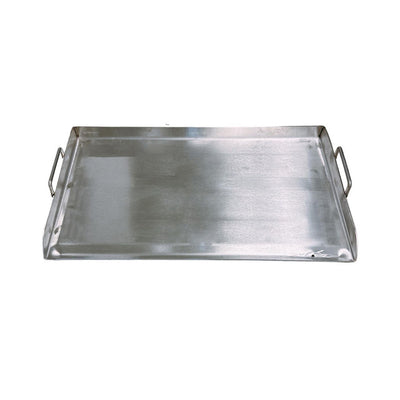 32" Stainless Steel Griddle-Flat Top Grill Tacos-Reinforced Bracket Double Stove