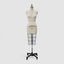 Size 4 Half Body Female Dress Form Mannequin – Professional Sewing & Tailoring Form with Collapsible Shoulders, Fashion Design & Retail Display