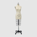 Size 10 Half Body Female Dress Form Mannequin – Professional Sewing & Tailoring Form with Collapsible Shoulders, Fashion Design & Retail Display