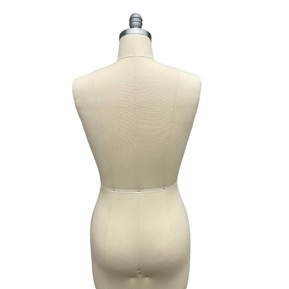 Roxy Display Professional Female Dress Form Mannequin - Size 12 Plus Arms For Sewing & Design