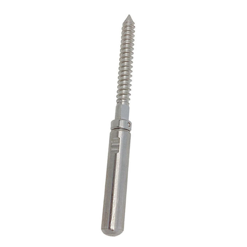 Marine 3/16" Cable Lag Swage Stud Cable Railing Rail T316 Stainless Steel 4 Pcs