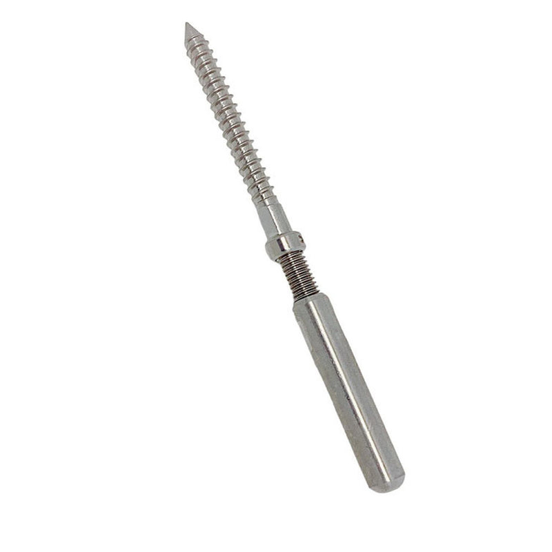 Marine 3/16" Cable Lag Swage Stud Cable Railing Rail T316 Stainless Steel 4 Pcs
