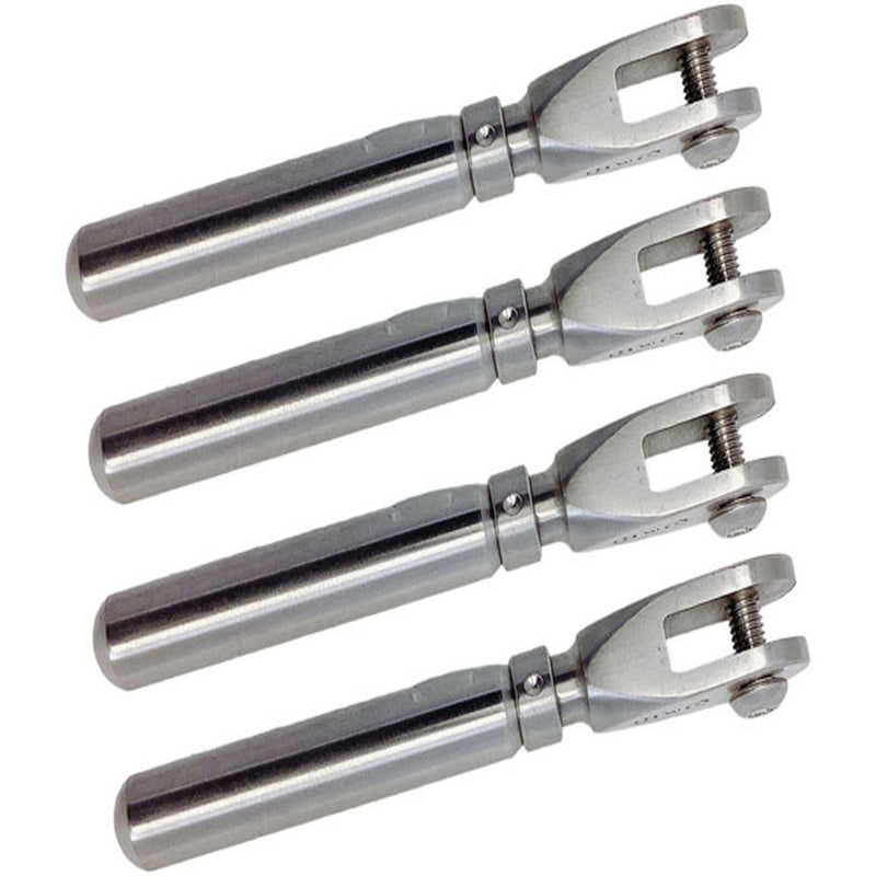 Marine Boat Cable Streamline Adjustable Jaw Cable Rail T316 Stainless Steel