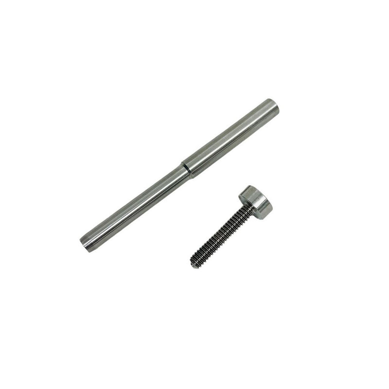 Marine 1/8" Adjustable Swage Stud Cable Railing Wire T316 Stainless Steel 4 Pcs