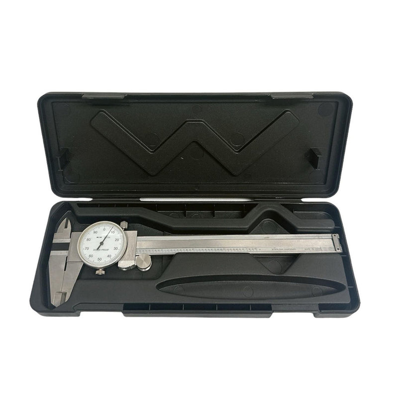 0-6" White Face Calipers; 4 Way Dial Caliper 0.001" Shock Proof