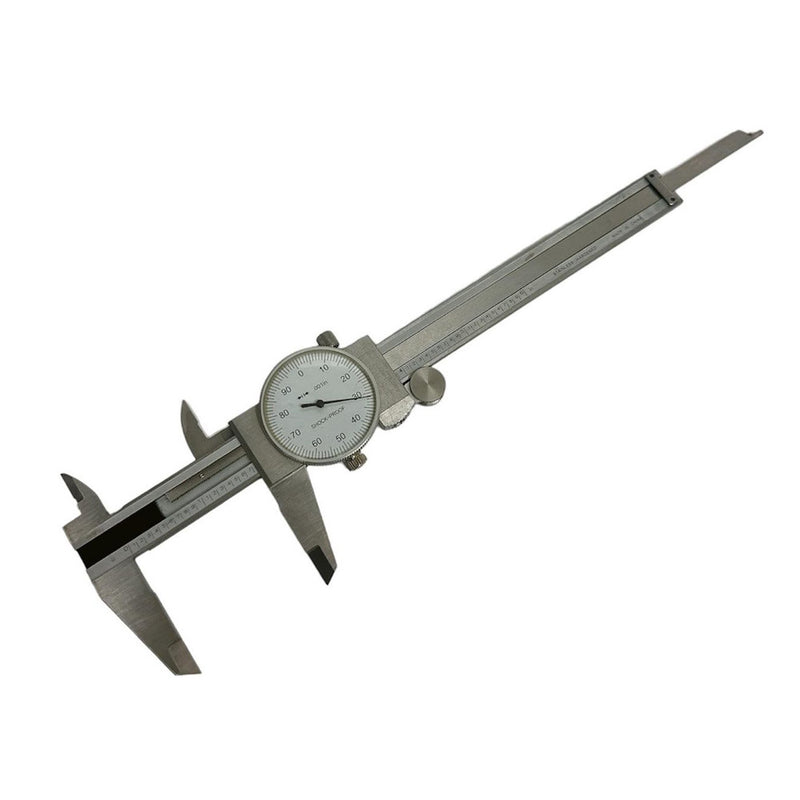 0-6" White Face Calipers; 4 Way Dial Caliper 0.001" Shock Proof
