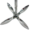 Marine T316 Stainless Steel Folding Grapnel Boat Anchor 5Kg for for Canoe,Yacht, Jet Ski