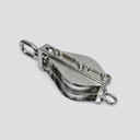 T304 Stainless Steel 4" Sheave Swivel Eye Block For 1/4" Cable Wire Rope 2,000 Lbs WLL