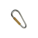 3/8" Carabiner Quick Link Spring Loaded Lock,660 Lbs WLL, Stainless Steel 4 Pcs