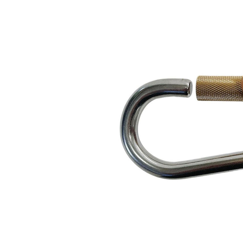 7/16" Carabiner Quick Link Spring Loaded Lock,880 Lbs WLL, T304 Stainless Steel