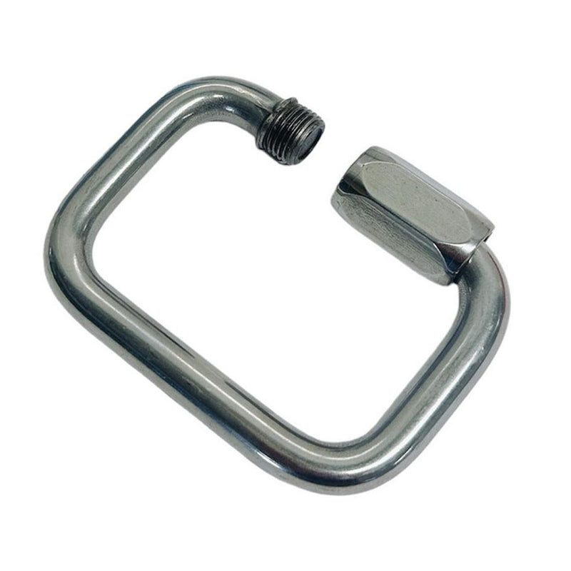 Stainless Steel T316 Square Quick Link 3/16" 720 Lbs WLL Marine Grade 4 Pcs