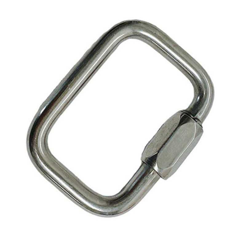 Stainless Steel T316 Square Quick Link 5/16" 1,400 Lbs WLL Marine Grade 4 Pcs