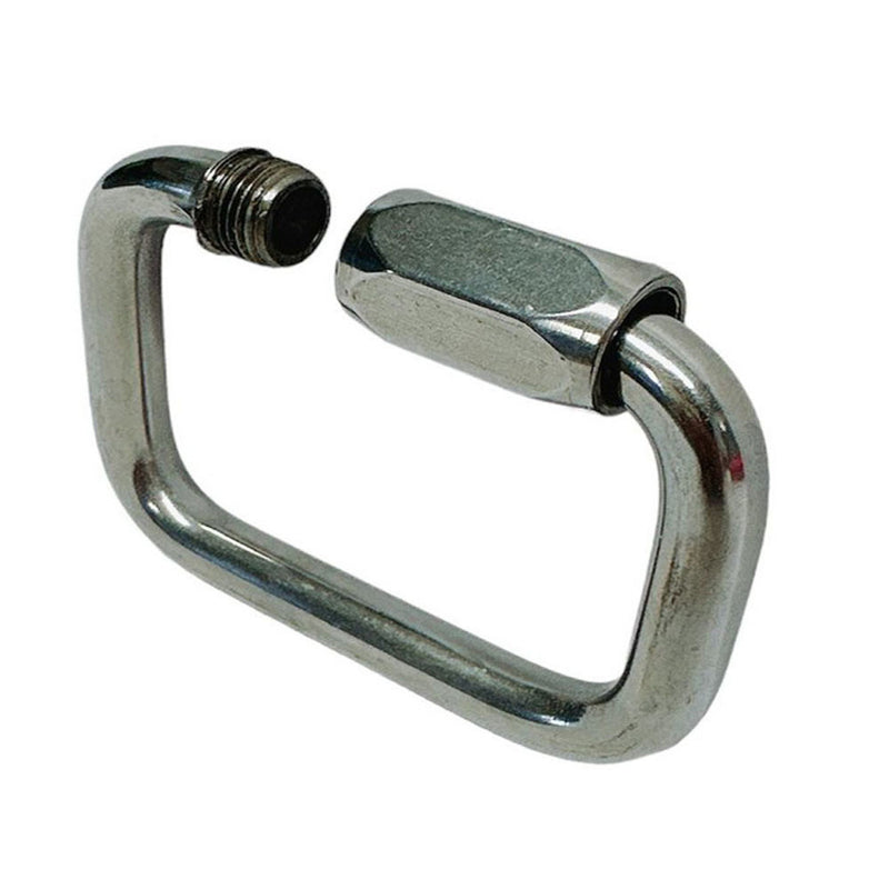 Stainless Steel T316 Square Quick Link 5/16" 1,400 Lbs WLL Marine Grade 4 Pcs
