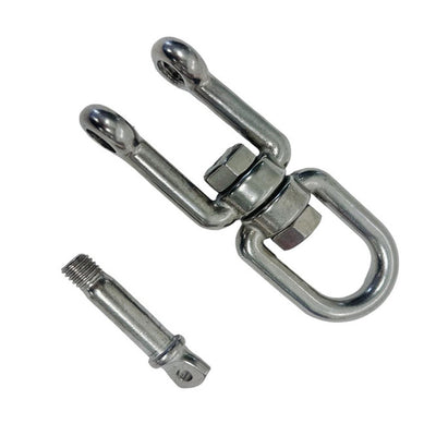 3/8" JAW EYE Marine Swivel Stainless Steel 316 Marine Mooring 1500 LBS WLL 4 Pcs