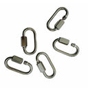 1/4" Stainless Steel 316 Quick Link Shackle Boat Marine 1,200 LBS WLL 20 Pcs