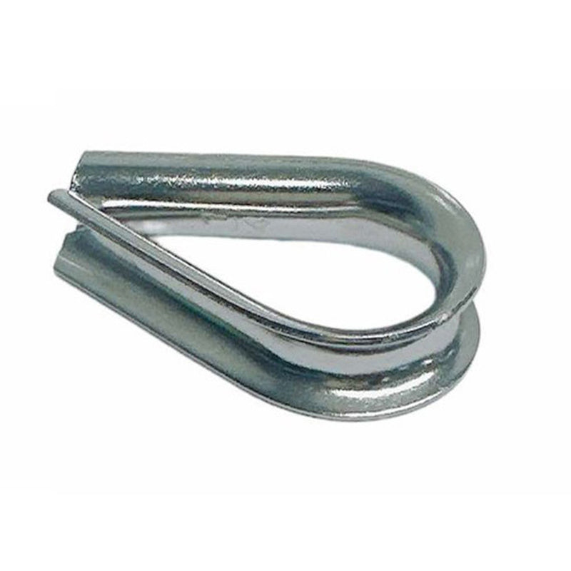 50 Pcs 1/4" Stainless Steel 316 Wire Rope Thimble Commercial Light Duty