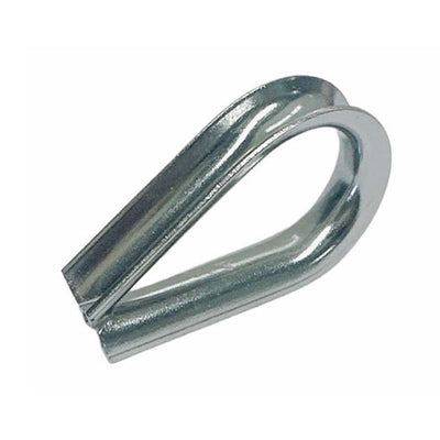 50 Pcs 1/4" Stainless Steel 316 Wire Rope Thimble Commercial Light Duty