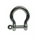 4 Pcs 1/2" Captive Pin Anchor Rigging Bow Shackle Stainless Steel WLL 1,600 Lbs