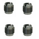 Marine 1/4''-20 Threaded Lag Insert Cable Rail Screw Stainless Steel T303 4 Pcs