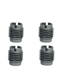 Marine 3/8" Thread Plain Lag Insert Cable Rail Screw Stainless Steel T303 4 Pcs