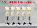 Collapsible Female Shoulders Half Body Fashion Dressmaker Dress Form Mannequin