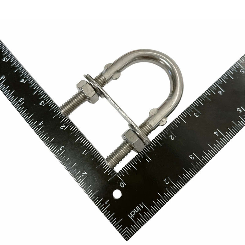 T304 Stainless Steel 3-1/2" U-Bolt