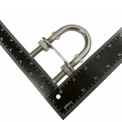 4 Pcs T304 Stainless Steel 3-1/2" U-Bolt