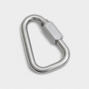 Marine T316 Formed Stainless Steel 15/32" Delta Quick Link Triangle Link 3,200 Lbs WLL