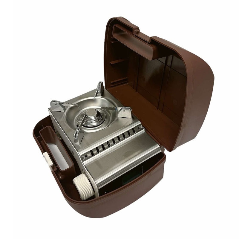 1-Burner Butane Stove,Portable Camping Stove with Carry Case 6,350 BTUs of Power