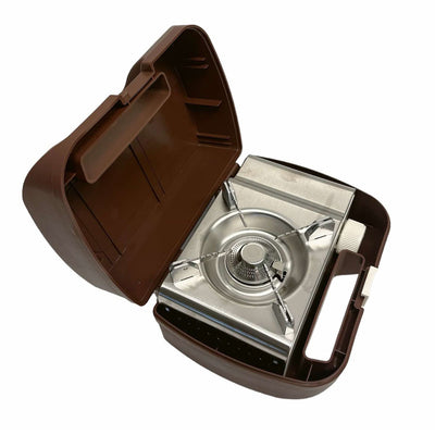 1-Burner Butane Stove,Portable Camping Stove with Carry Case 6,350 BTUs of Power