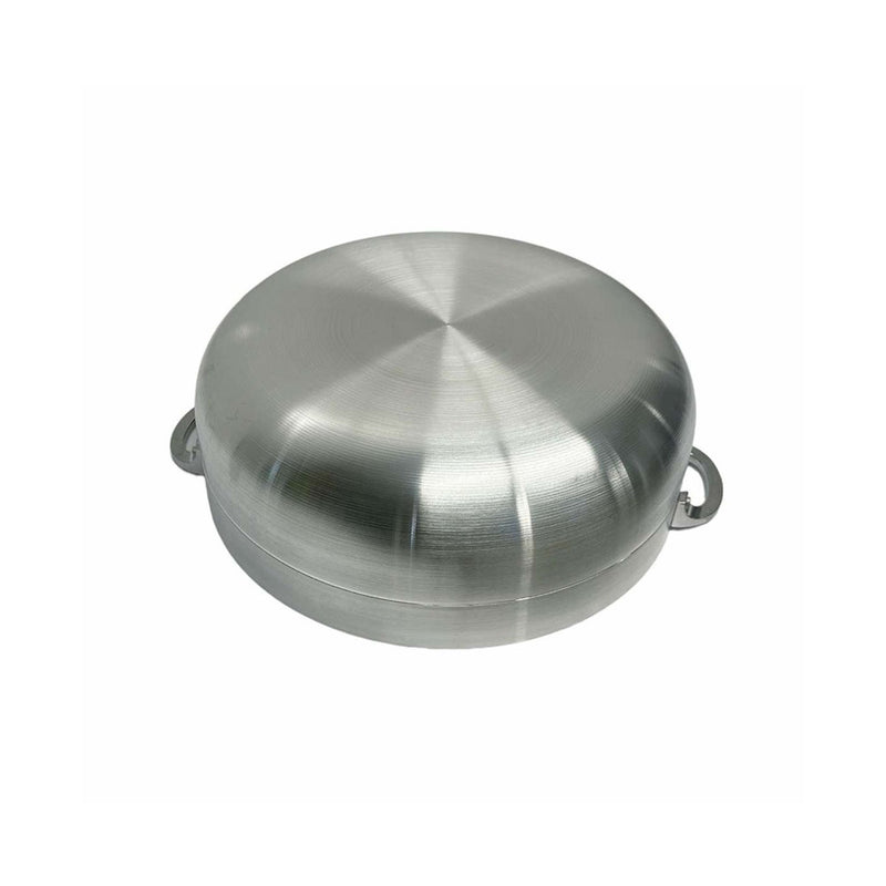 12 Qt Aluminum Caldero Stock Pot, Cooking Dutch Oven With Glass Lid,Satin Finish